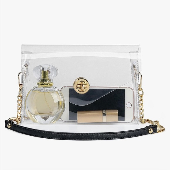 Handbags - Clear Purse Stadium Approved, Clear Crossbody Shoulder Bag new